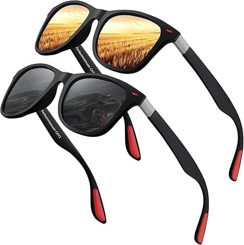 Polarized Sun Glas For Men Women Sunglasses Fishing Cycling Driving Hiking Ultralight Retro Ravel Night Vision Glasses UV Protection on Amazon.ae - Price Tracker