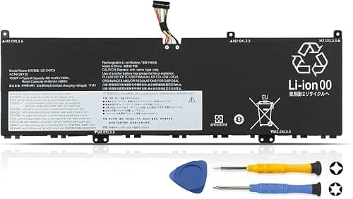 70Wh L21C4PC4 L21D4PE0 L21M4PC7 笔记本电脑更换电池 Compatible for Lenovo Yoga Slim 7 ProX 14IAH7 14ARH7 7i Pro X 14 Series Type 82V1 82V2 82TK 82TL Model 82TL0019UK 82TL001AVN 82TL008BMB 82TK006CGE 82TK0080MH on Amazon.ae - Price Tracker