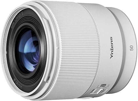 YONGNUO FE 50mmF1.8 Autofocus Lens for Sony E-Mount Full Frame Cameras, F1.8 Large Aperture Auto Focus, Lightweight Metal Build, USB-C Upgrade, Compatible with A9 A7R A6300 A5100 (50F1.8S DF(White)) on Amazon.ae - Price Tracker