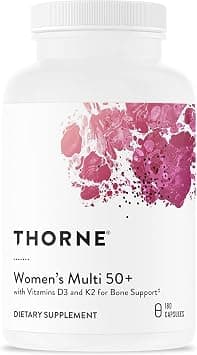 THORNE Women's Multi 50+, Comprehensive Daily Multi-Vitamin, 180 Capsules على Amazon.ae - متتبع الأسعار