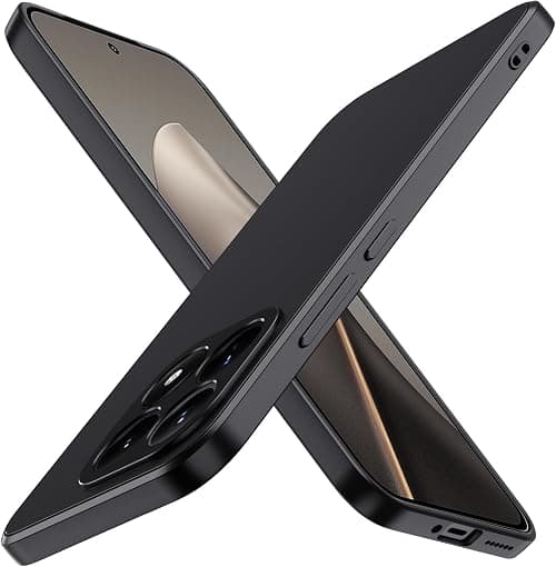 for Xiaomi 15T Case, slim shockproof lightweight matte finish anti-slip back cover, full coverage case for Xiaomi 15t- Matte Black on Amazon.ae - Price Tracker