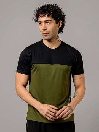 FUSEFIT Regular Fit Dry-Fit Round Neck Gym & Training Sports wear Tshirt for Men on Amazon - Best Deal Finder
