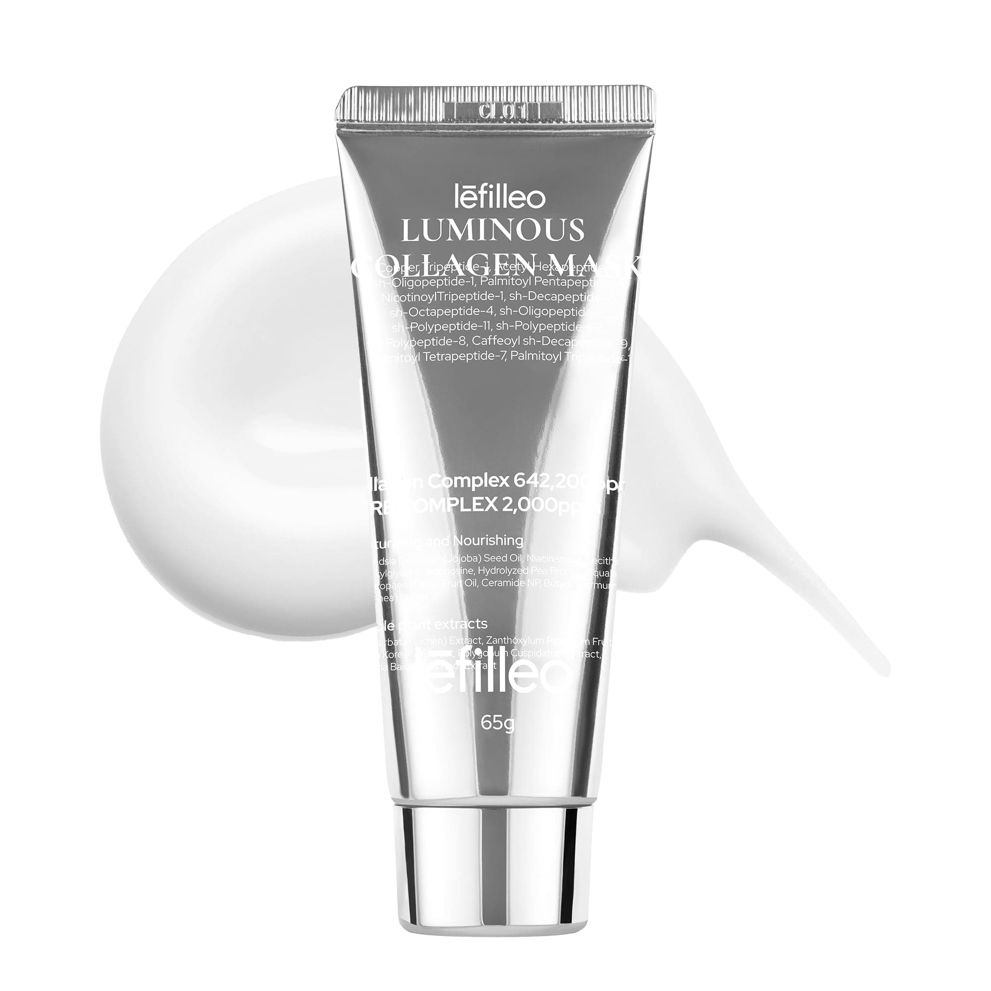 lefilleo Luminous Collagen Mask | Elasticity Targeting & Radiant Care & Brightening | Wrapping Peel Off Mask - Glass Skin | Korean Skincare | 65g / 2.29 oz. on Amazon.ae - Price Tracker