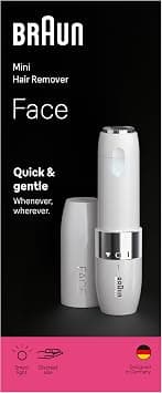 Braun Mini Facial Hair Remover Quick and Gentle FS1000 White على Amazon.ae - متتبع الأسعار