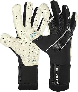 GK Saver Football Goalkeeper Goalie Gloves Anti-Slip Grip Palms Goalkeeping GK Gloves Size 4 to 11 على Amazon.ae - متتبع الأسعار