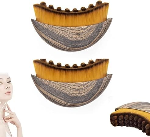 Face Brush Massager 2PCS Face Scrub Cleansing Lymphatic Contour Facial Brush Wooden Handle Ergonomic for Sensitive Dry Skin Blackhead Removal Gift for Girls on Amazon.ae - Price Tracker