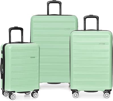 Traveler's Choice Snowcreek Hardside Expandable Spinner Luggage, Mint, Large on Amazon.ae - Price Tracker