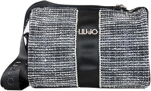 Liu Jo Jeans Sport Bag with Shoulder Strap TF3253 T0300 Col C3116 Black/It.ivory, Black on Amazon.ae - Price Tracker