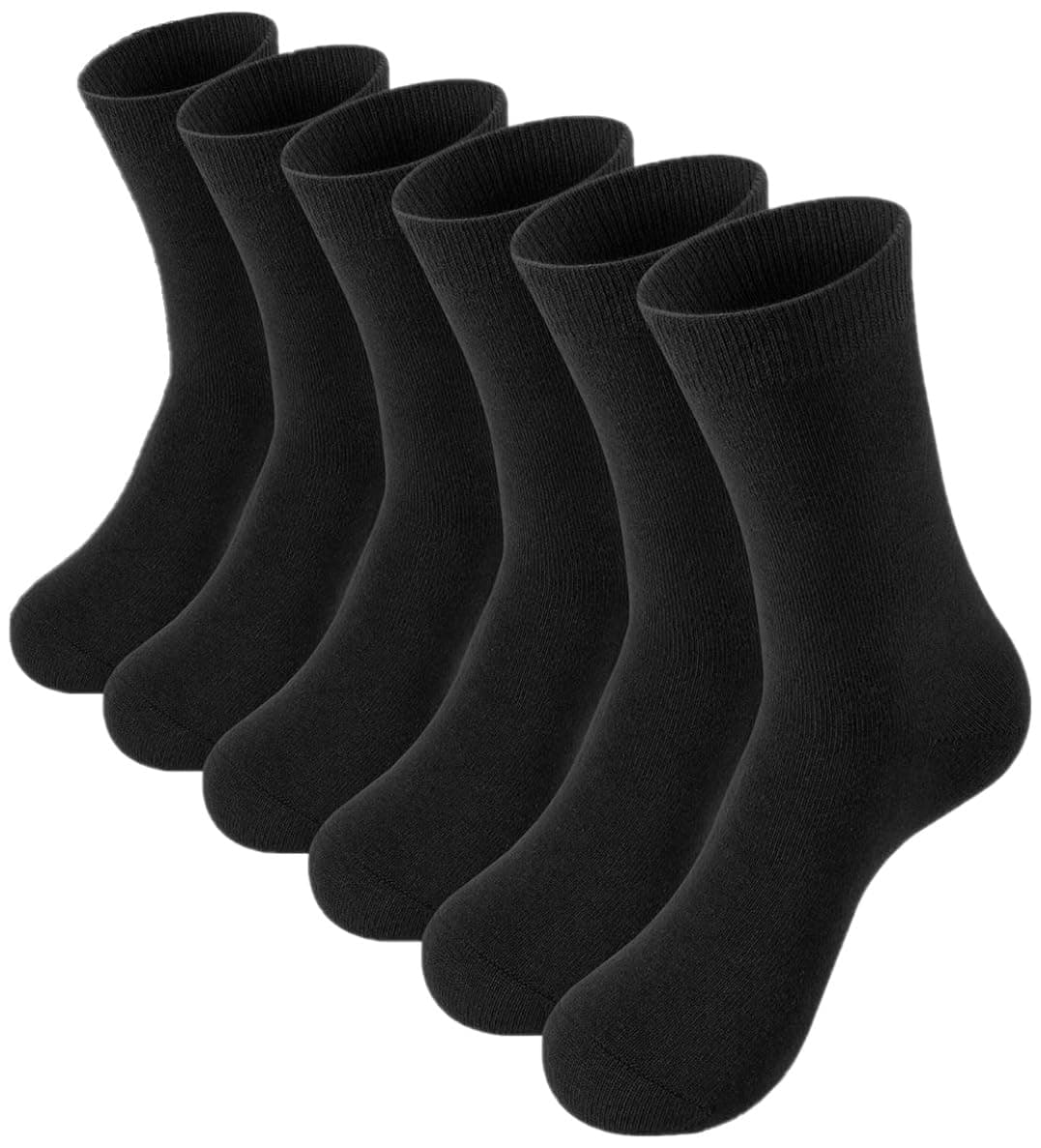 6 Pairs Kids Socks for Boys Girls Crew Dress Athletic Socks Soft Breathable Childrens School Uniform Sock on Amazon.ae - Price Tracker