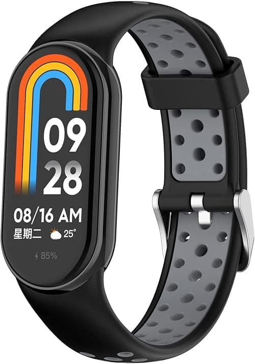 Azonee Silicone Straps for Xiaomi Mi Band 8 & Mi Band 9, Replacement Wristband, Comfortable Watch Band Loop, Adjustable Wrist Strap for Xiaomi Mi Band Accessories on Amazon.sa - Price Tracker