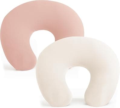 Konssy 2 Pack Nursing Pillow Covers, Stretchy and Soft Nursing Cover for Breastfeeding Pillows, Pillow Slipcover for Baby Girls Boys Newborn (Beige,Pink), Standard - Amazon.sa Price Tracker