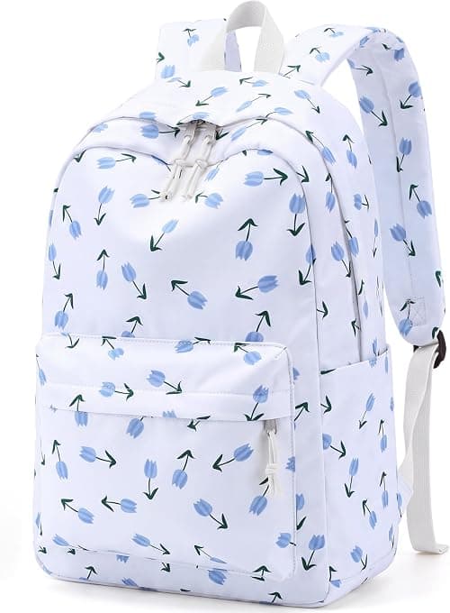 School Backpack for Girls Kids Nylon Backpacks Cute Bookbag Waterproof Preppy Backpack Travel Laptop Bag for Student على Amazon.ae - متتبع الأسعار