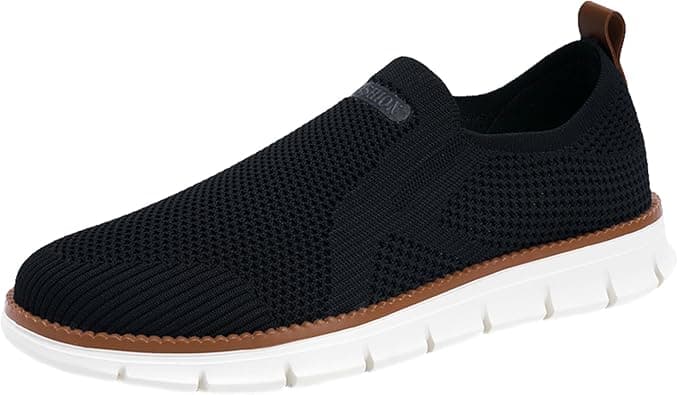 TcIFE Men's Slip‑On Mesh Walking Sneakers ‑ Lightweight Casual Dress Shoes on Amazon.ae - Price Tracker
