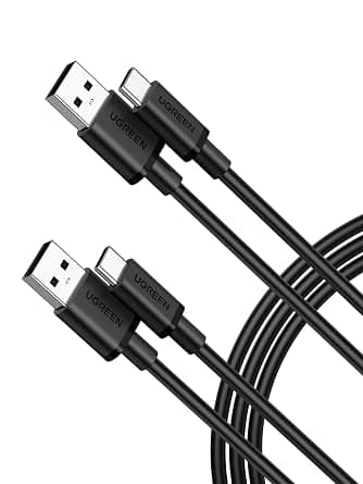 UGREEN Type C Cable 2M 2Pack, 18W USB A to USB C Fast Charging Cable PVC | 18W fast charge for usb-c devices,2Pack good value,Fast data transfer,Soft & Flexible, Lightweight & Portable for daily use on Amazon.sa - Price Tracker