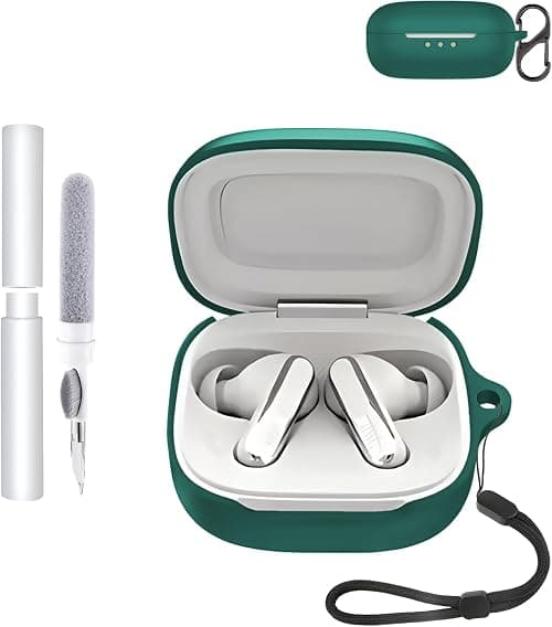 Silicone Protective Case for EarFun Air Pro 4 Earbuds - Durable and Eco-Friendly Bluetooth Earphone Cover with Precise Holes - Shock-proof,WaterProof, Comfortable Touch,Green on Amazon.ae - Price Tracker