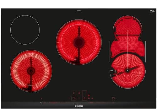 Siemens ET875LMP1D iQ500 Electric / Glass Ceramic Hob / 32" / Timer with Power Off Function - Black على Amazon.ae - متتبع الأسعار