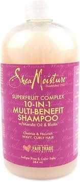 SHEA MOISTURE Superfruit Complex 10-in-1 Multi-Benefit Shampoo silicone and sulphate free shampoo for wavy and curly hair 384 ml على Amazon.ae - متتبع الأسعار