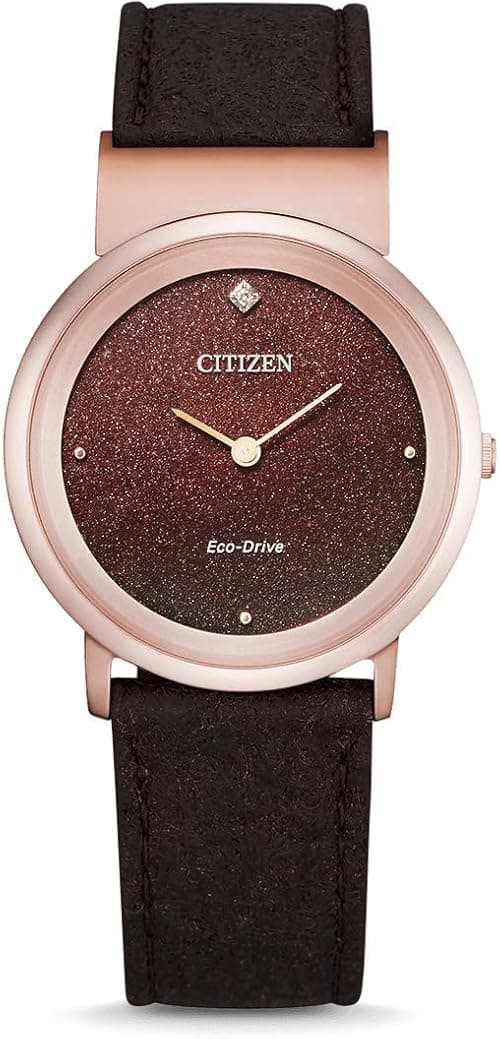 Citizen Women's Analogue Eco-Drive Watch with a Leather Band on Amazon.ae - Price Tracker