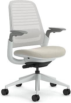 Ergonomic office chair Steelcase Series 1 with LiveBack lumbar support and 4D armrests, beige on Amazon.ae - Price Tracker