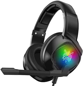 FH Onikuma K19 Gaming Headset Headphones with Microphone, PS4 PS5 Xbox Headset with Mic & RGB LED Light Noise Cancelling Surround Sound for Playstation Computer PC Mac Xbox One-Black on Amazon - Best Deal Finder