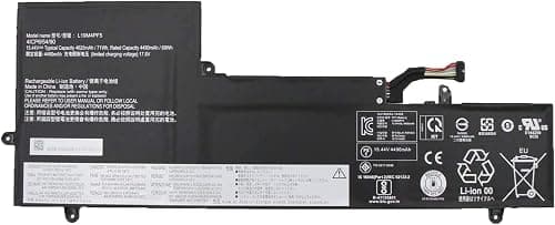 15.44V 71Wh L19M4PF5 5B10W65278 L19C4PF5 5B10W65281 笔记本电脑更换电池 Compatible for Lenovo Ideapad Yoga Slim 7-15IIL05 7-15ITL05 Ideapad Slim 7-15IIL05 7-15ITL05 Series على Amazon.ae - متتبع الأسعار