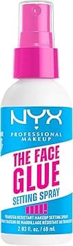 NYX Professional Makeup The Face Glue Setting Spray, Makeup Setting Spray, Upto 24 Hours Makeup Wear, Light-Weight & Long- wear, Transfer-Resistant & Waterproof, 60 ml on Amazon.ae - Price Tracker