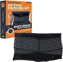 Incrediwear Back Brace - Back Support Brace for Back Pain Relief from Muscle Pain, Sciatica or a Herniated Disc, Everyday Lower Back Lumbar Support (Large) - Amazon.ae Price Tracker