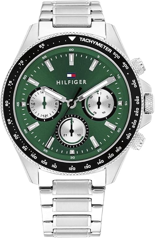 Tommy Hilfiger Mens 1792211 Watches Quartz Multifunction Stainless Steel Strap on Amazon - Best Deal Finder