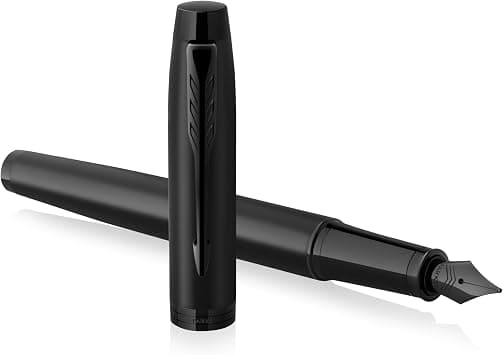 Parker IM Fountain Pen | Matte Black with Black Trim | Fine Point with Blue Ink Cartridge | Gift Box on Amazon.sa - Price Tracker