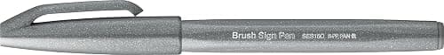 Pentel Sign Pen Brush Tip 0.5-2mm GY BX=10 on Amazon.sa - Price Tracker