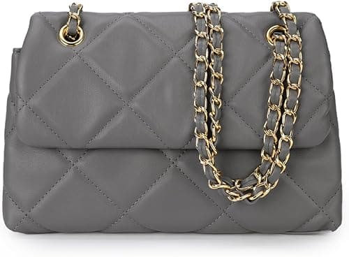 Gladdon Quilted Crossbody Purses for Women Small Ladies Shoulder Bags with Chain Trendy Clutch Purse Cute Designer Bag on Amazon.ae - Price Tracker