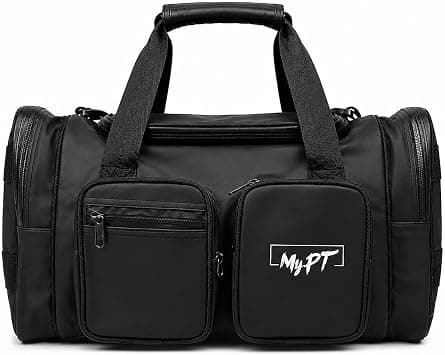 Gym Bag for Men & Women, Sports Duffle Bag with Shoe Compartment, Multi Pocket Waterproof Overnight Weekender Carry On Travel Bag, Black on Amazon.ae - Price Tracker