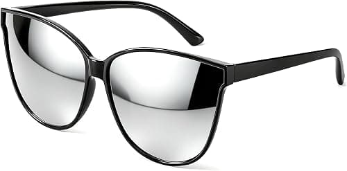 LVIOE Cat Eyes Sunglasses for Women, Polarized Oversized Fashion Vintage Eyewear for Driving Fishing - 100% UV Protection on Amazon.ae - Price Tracker
