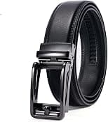 28"-60"Men's Leather Ratchet Dress Belt Big And Tall With Automatic Buckle - Amazon.ae Price Tracker