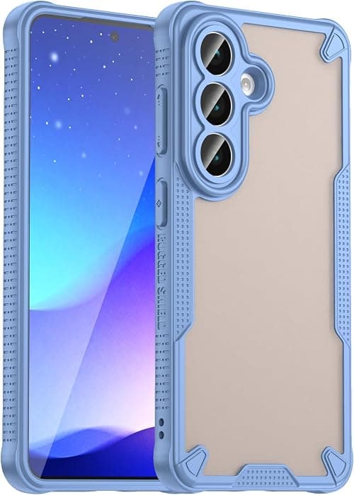 Cover Compatible with Samsung Galaxy A17 / M17 / F17 Phone Case【Lens Camera Protection Shockproof 2 in 1 PC backplane + TPU】Blue on Amazon.ae - Price Tracker