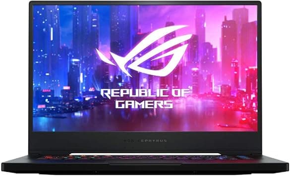 اسس لابتوب العاب روج زيفيروس ام رفيع ومحمول 15.6 144Hz FHD Ips انفيديا جيفورس Gtx 1660 Ti انتل كور I7 9750H 16GB Ddr4 RAM 512B Pcie SSD لكل مفتاح RGB ويندوز 10 برو Gu502Gu Xb74 15-15.999 ( على أمازون - دليلك لأفضل العروض