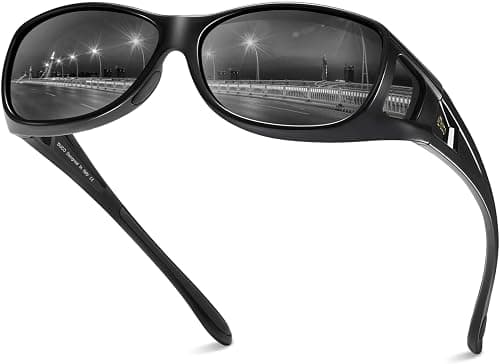 DUCO Wraparound Fitover Glasses Polarized Wear Over Sunglasses for Men Women UV Protection Sun Glasses Driving 8953 on Amazon - Best Deal Finder