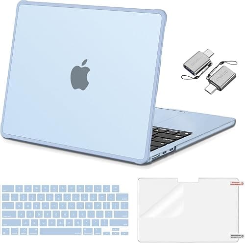 MOSISO Compatible with MacBook Air 13 inch Case M5 M4 M3 M2, Sky Blue on Amazon.ae - Price Tracker