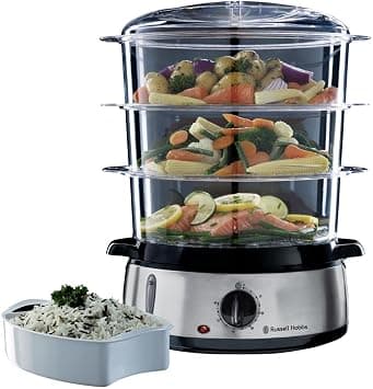 Russell Hobbs Cook At Home Food Steamer على Amazon.ae - متتبع الأسعار
