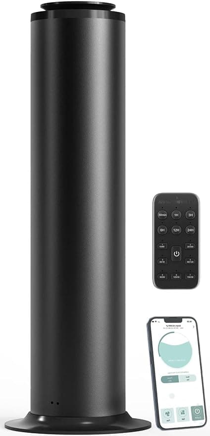 2800 sq.ft Floor Standing Waterless Diffuser, 600ml Scent Air Machine for Home Hotel Scent Cold Air Essential Oil Diffuser for Large Room Office, App & Remote Control on Amazon.ae - Price Tracker