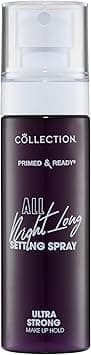 Collection Cosmetics Primed & Ready All Night Long Setting Spray, Long Lasting Ultra Strong Hold, Matte Finish on Amazon.ae - Price Tracker