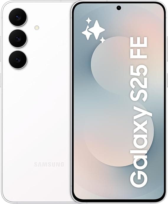 Samsung Galaxy S25 FE AI Phone, White, 8GB RAM, 256GB Storage, 50MP Camera, 6.7’’ Display, Slim & Lighter Design (UAE Version) on Amazon.ae - Price Tracker