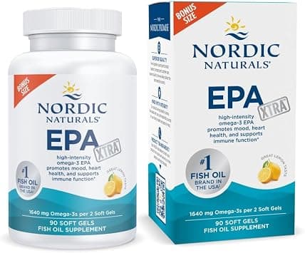 Nordic Naturals EPA Xtra - 1640 mg Omega-3s Including 1060 mg EPA, Potent Dose to Support Cardiovascular, Immune and Mood Health*, Lemon Flavored, 90 Count on Amazon.ae - Price Tracker