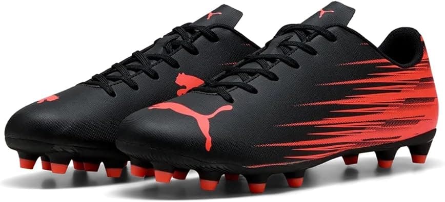 Puma ATTACANTO II FG/AG PUMA Black-PUMA White mens Shoes على Amazon.ae - متتبع الأسعار