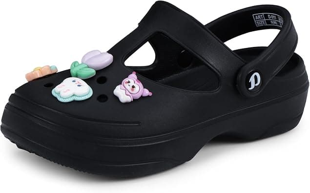 DOCTOR EXTRA SOFT Women's Classic Charms Clogs/Sandals with Adjustable Back Strap for Adult | Comfortable & Light Weight | Stylish & Anti-Skid |Waterproof & Everyday Use Mules for Girls/Ladies D-511 على Amazon.ae - متتبع الأسعار