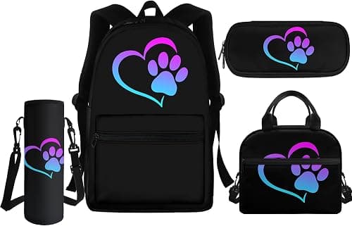 4 IN 1 Kids School Bag Set with Lunch Bag Pencil Case Water Bottle Sleeve on Amazon.ae - Price Tracker
