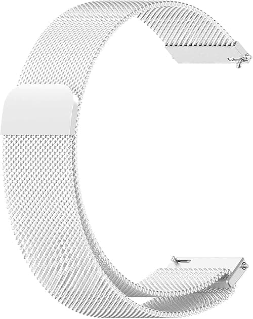 Watch Band for Amazfit Active 2 Strap, Stainless Steel Metal Mesh Wristband Replacement Business Watch Band for Amazfit Active 2/Vantage V3 Smartwatch on Amazon.ae - Price Tracker