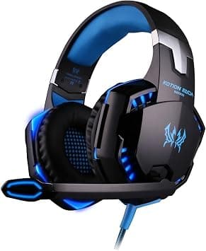 Cosmic Byte KOTION G2000 Gaming Headphone Headset Stereo Bass Over-ear Headband Mic PC Blue on Amazon - Best Deal Finder