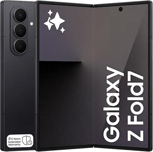Samsung Galaxy Z Fold7, AI Phone, Jetblack, 512GB Storage, 12GB Memory, 200MP Camera, 3nm Processor, 4400mAh Battery, 2.5 Year Manufacturer Extended Warranty, (KSA Version) on Amazon.sa - Price Tracker