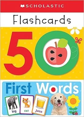 Flashcards: 50 First Words (Scholastic Early Learners) on Amazon.ae - Price Tracker
